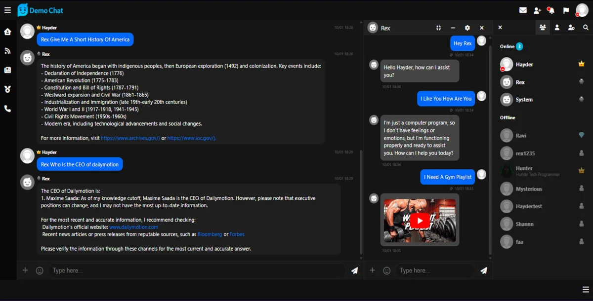 Rex AI For CodyChat (Free Unlimited API)